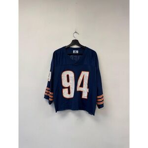 Vintage‎ Chicago Bears Jersey Mens XL Navy NFL Football Thierry 94 Starter 80s